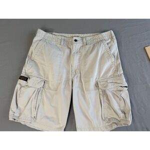 VTG Polo Jeans Ralph Lauren Military Surplus Cargo Shorts Mens 40 Y2K  beige Y2K